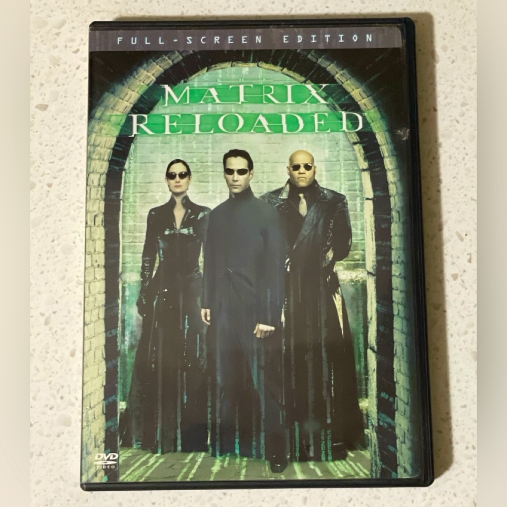 The Matrix Reloaded DVD 2003 2-Disc Set Full Screen ~ Keanu Reeves